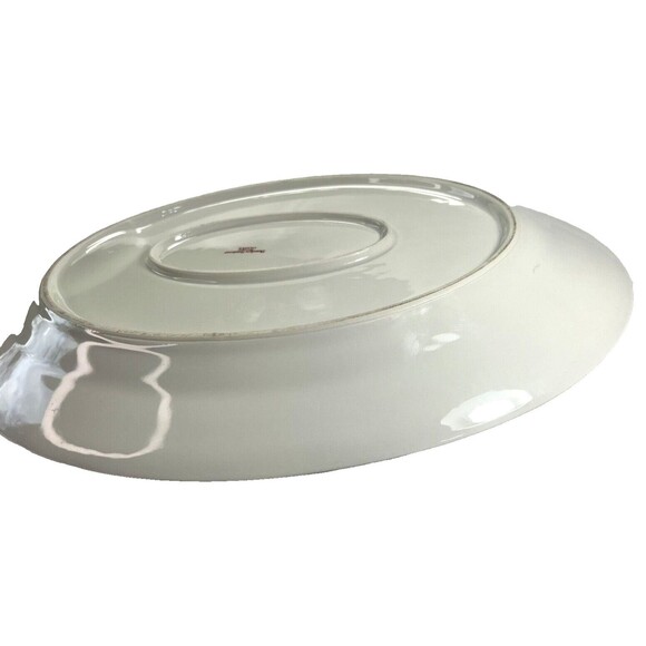 Theodore Haviland Limoges France Pink Spray 16" Oval Platter Antique - Picture 10 of 10